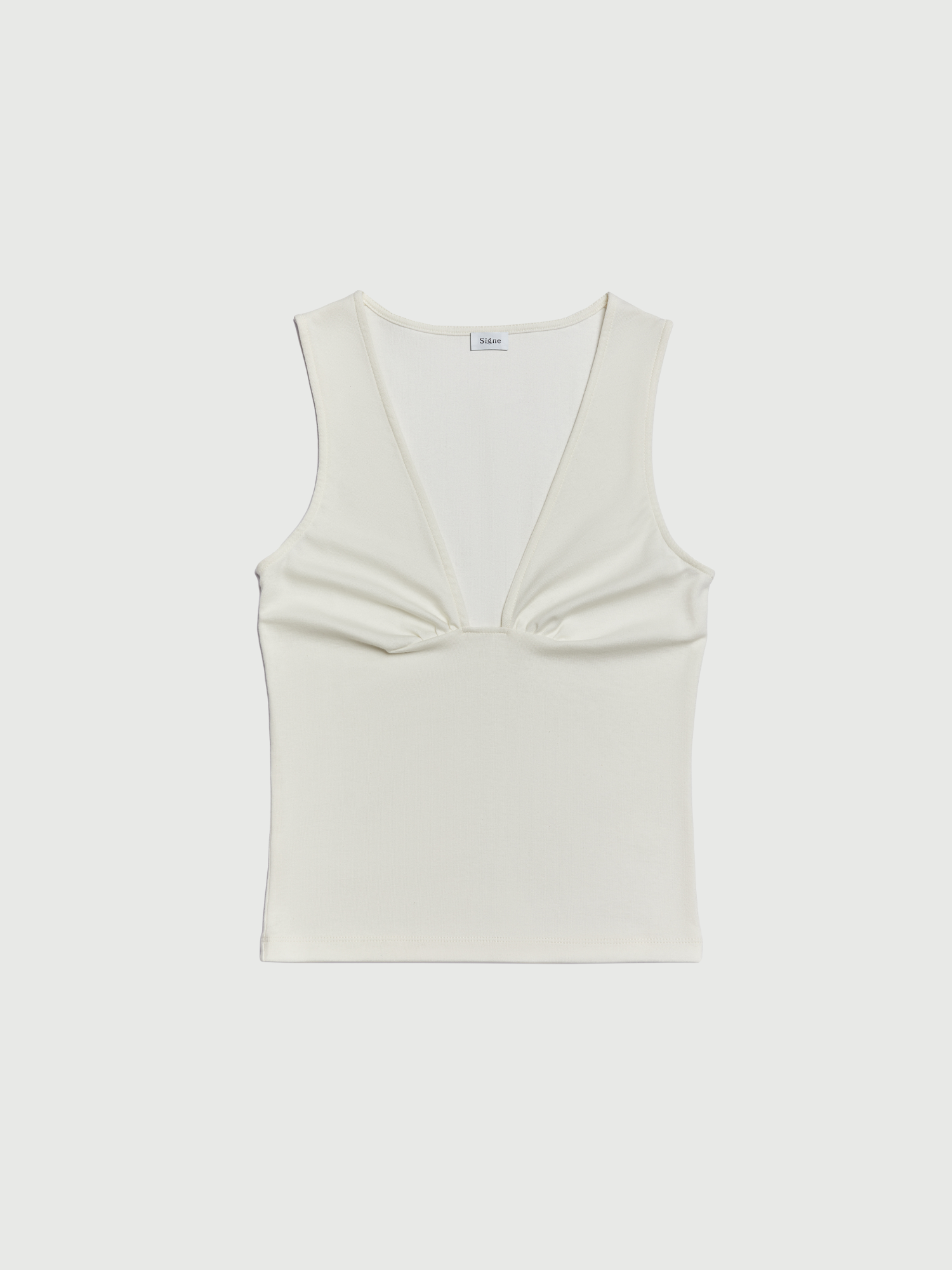 Off-white Square Neck Top  | By Signe
