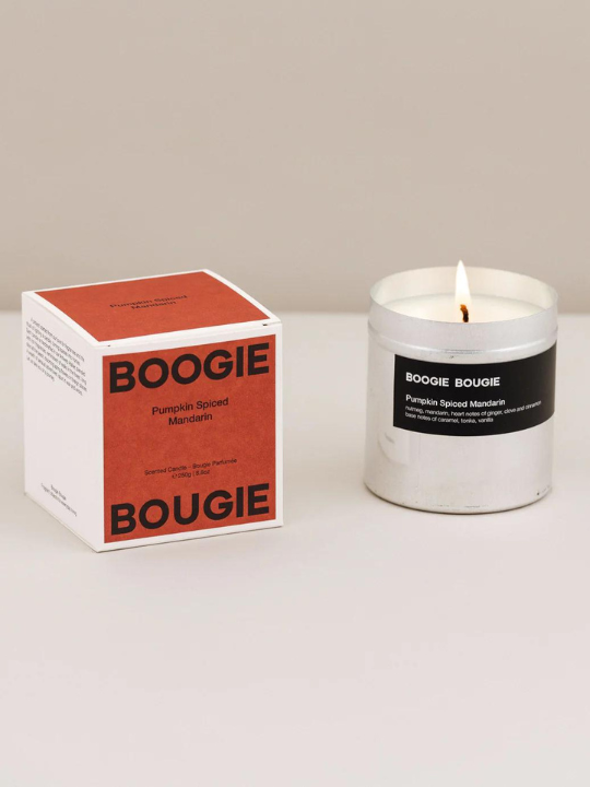 Pumpkin Spiced Mandarin- Scented Candle | Boogie Bougie